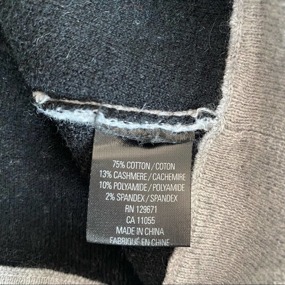 360 Cashmere Hoodie Striped Heather Gray - Picture 8 of 8